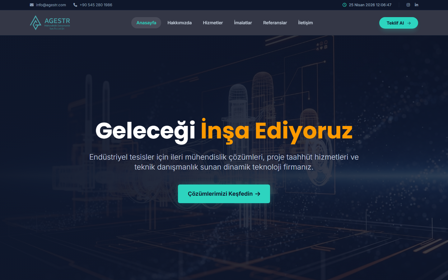 AGESTR anasayfa ekran görüntüsü